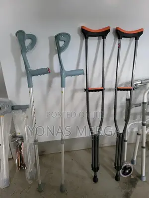 Aluminum Elbow Crutch-Universal-Silver∂≤ክራንችkranch篽፱crutches