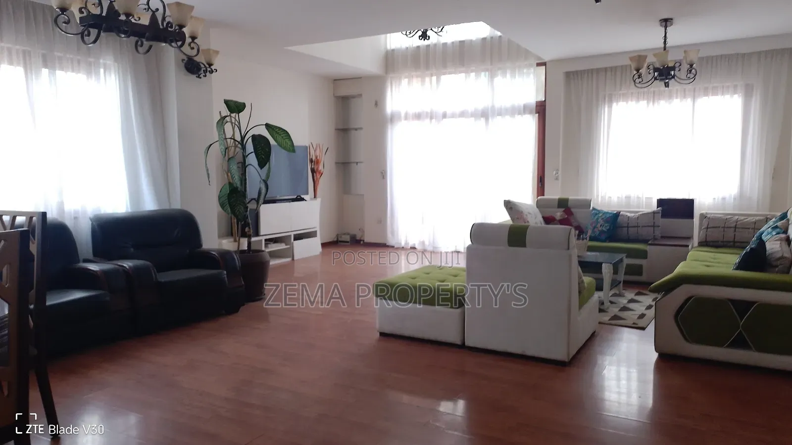 Furnished 4bdrm Duplex in Zema, Bole for rent