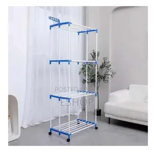  Space-Saving Design: 4-Tier Clothes Drying Rack
