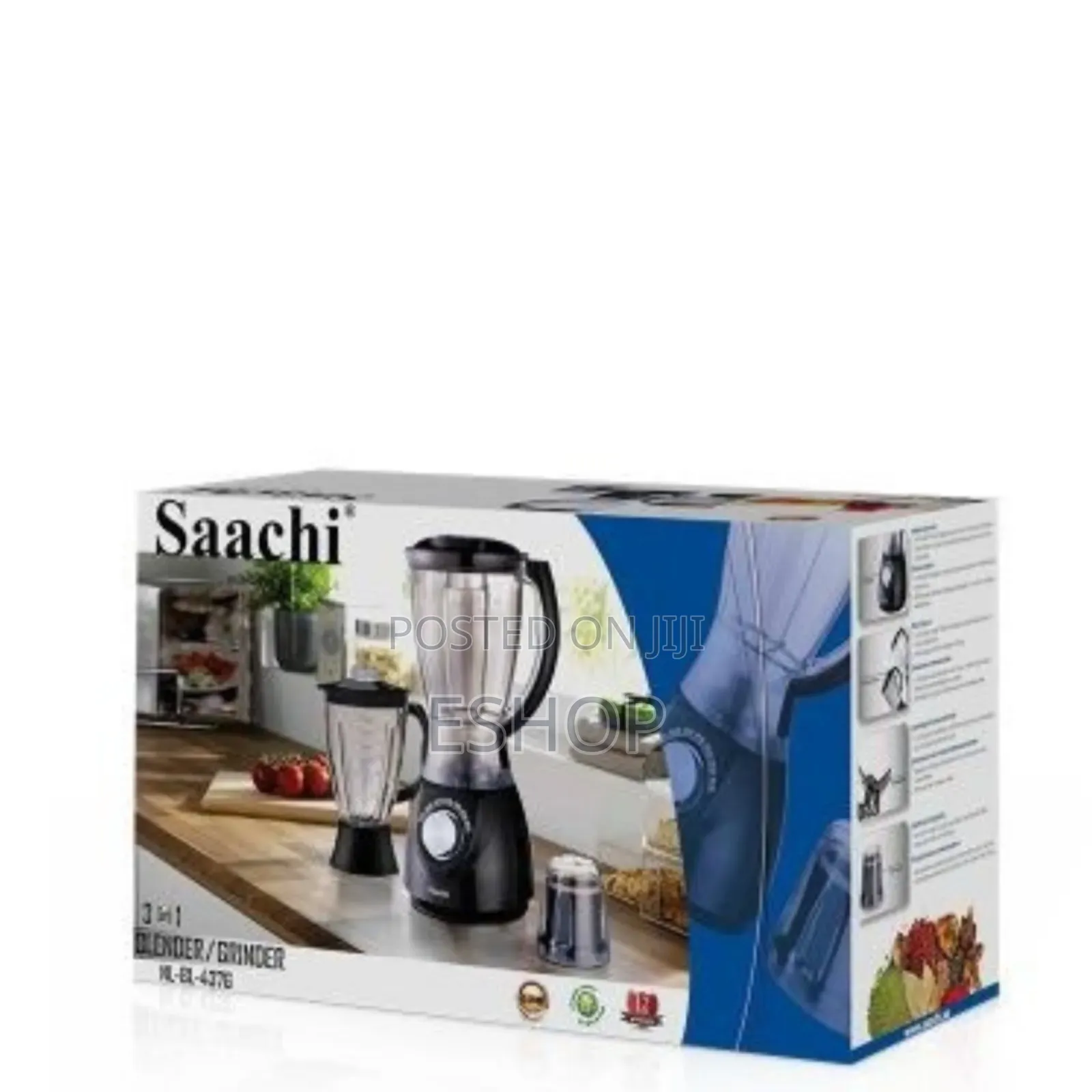 Power :- 340w Saachi 3 in 1 Blender ,Grinder and Chopper