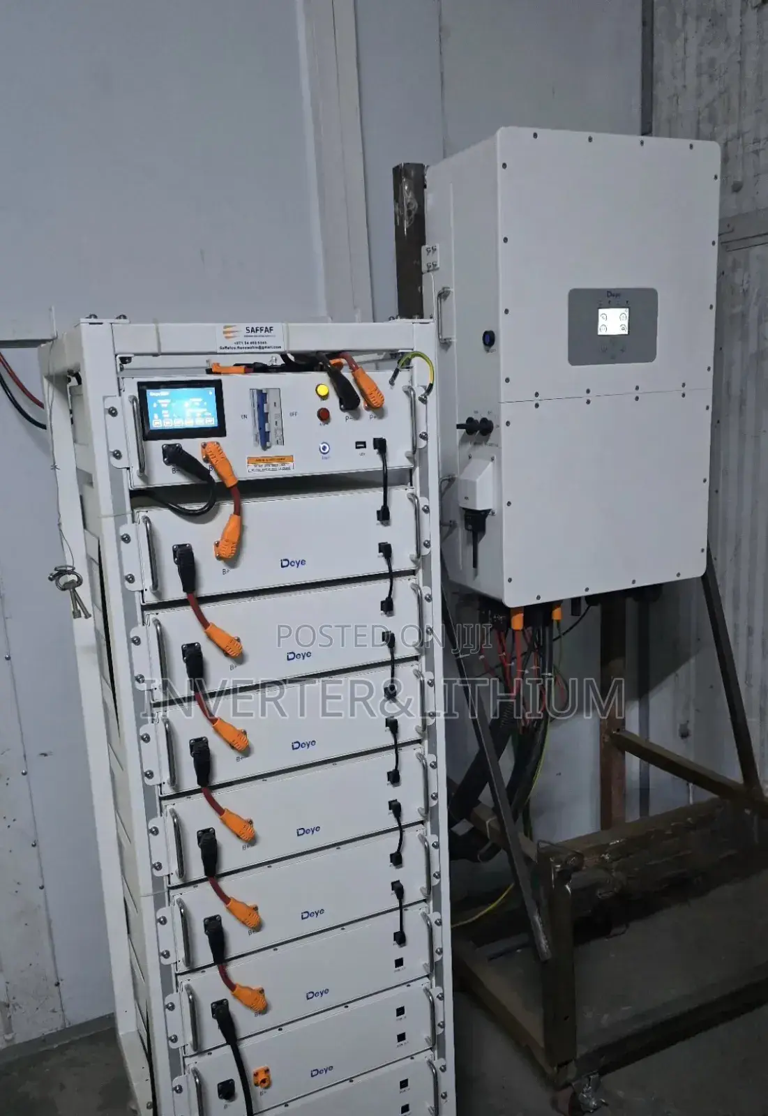 Inverter and Lithium Ion Battery(Automatic Power Backup )