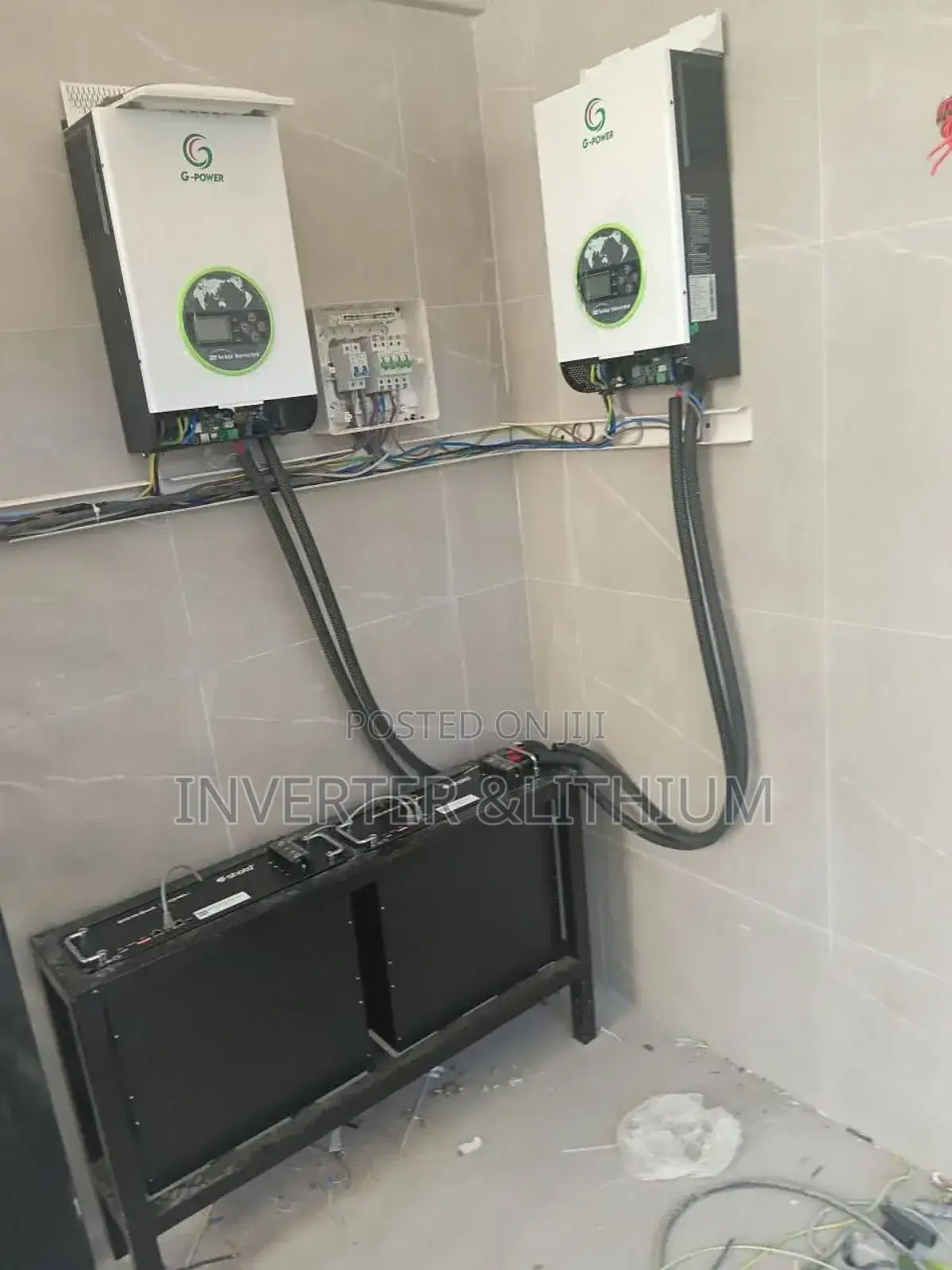 Inverter and Lithium Ion Battery(Automatic Power Backup )