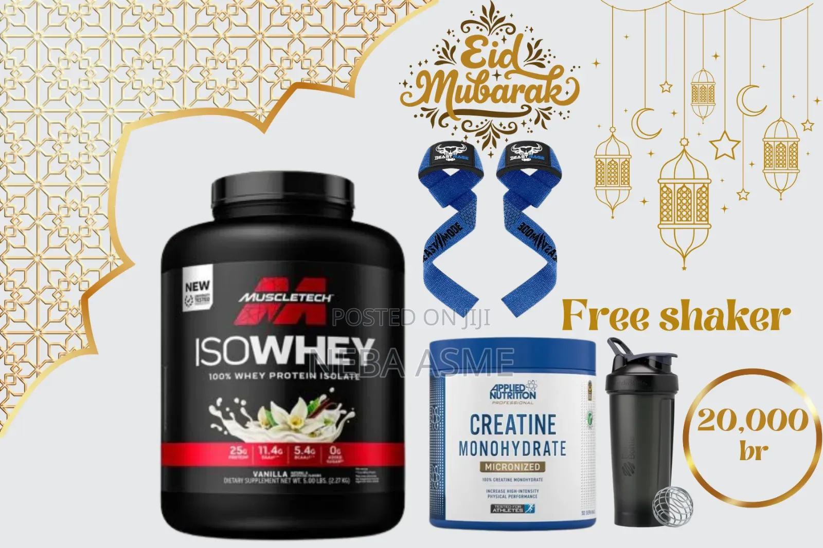 Iso Whey and Creatine (Eid Package)