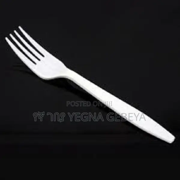 Plastic White Fork 36pcs