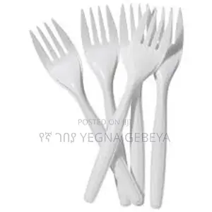 Plastic White Fork 36pcs