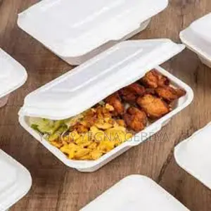 White Large Food Containers With Lids