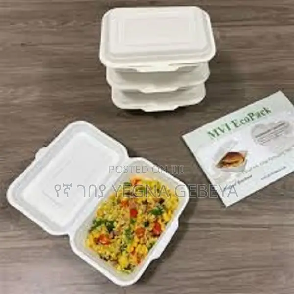 White Large Food Containers With Lids