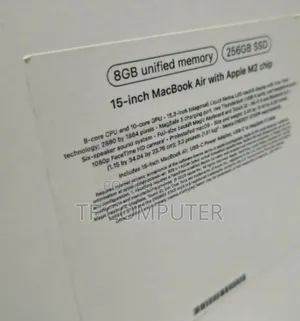 New Laptop Apple MacBook Air 2023 M2 8GB Apple M2 SSD 256GB