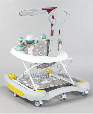 Photo -  Luxury Baby Walker With Canopy Toy Tray 