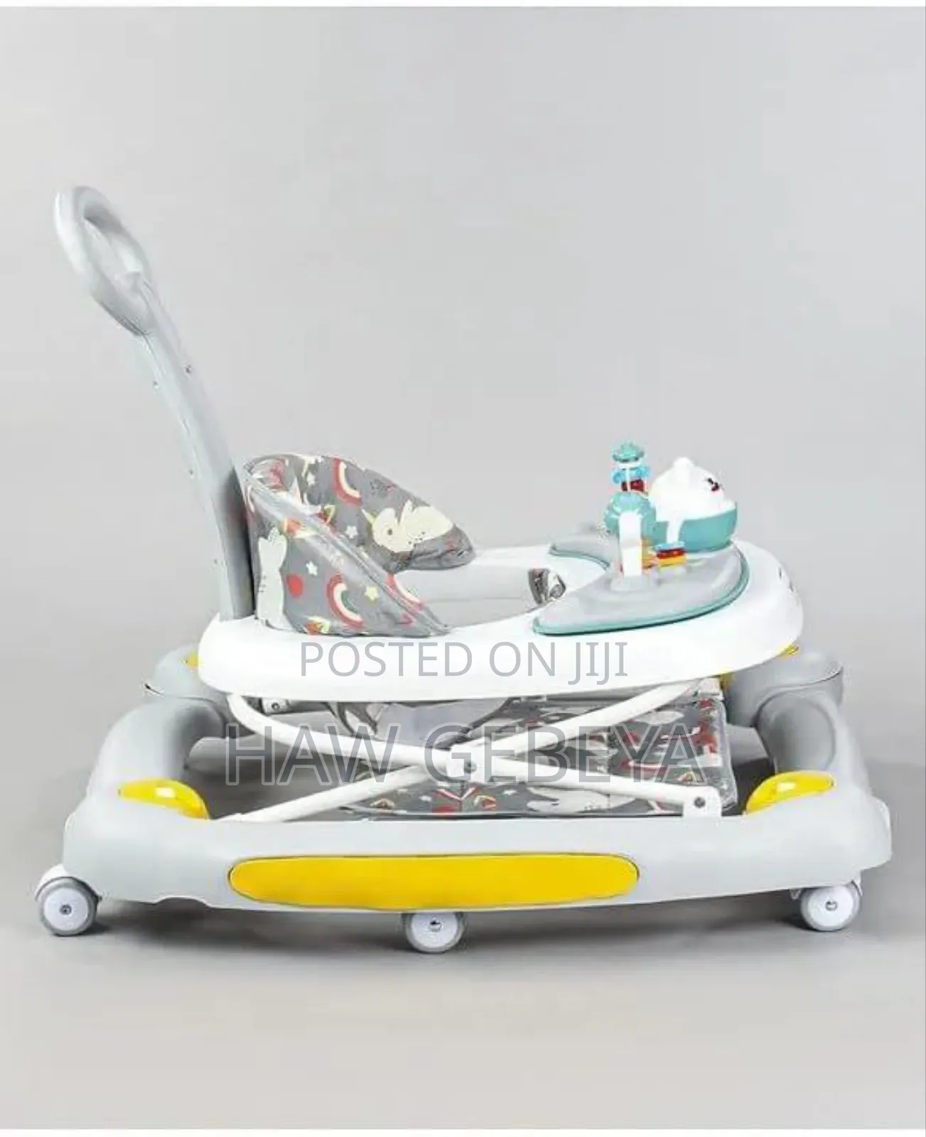  Luxury Baby Walker With Canopy Toy Tray 