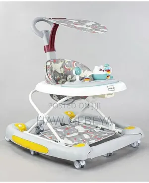  Luxury Baby Walker With Canopy Toy Tray 