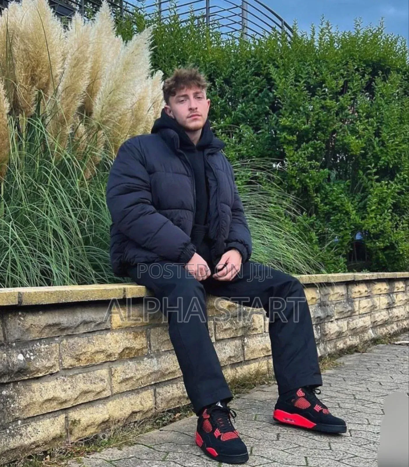 Air #Jordan 4  Retro "Red #Thunder" High Shoes for Men