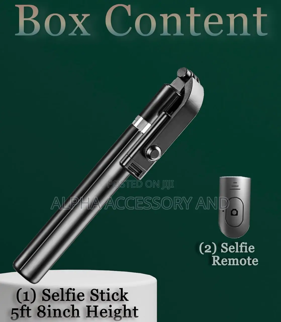 Long Selfie Stick Big Tripod With Wireless Bluetooth Remote