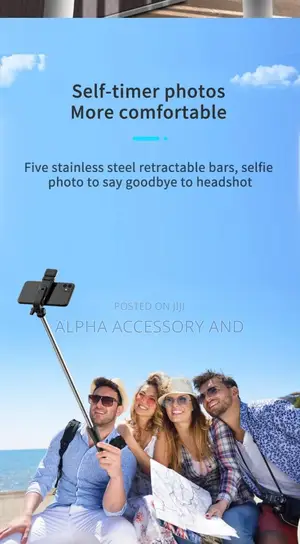 Long Selfie Stick Big Tripod With Wireless Bluetooth Remote