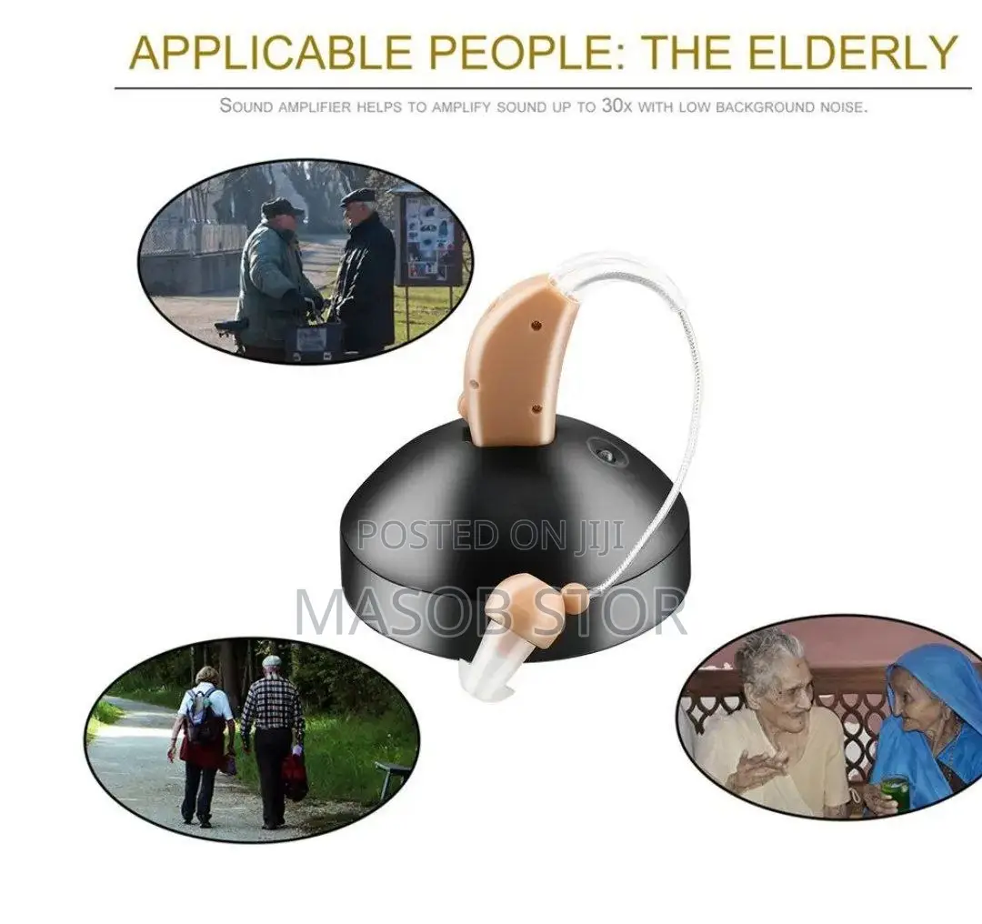 በቻርጅ የሚሰራ ጥራትያለው የጆሮ ማዳመጫ Portable Rechargeable Hearing Aid