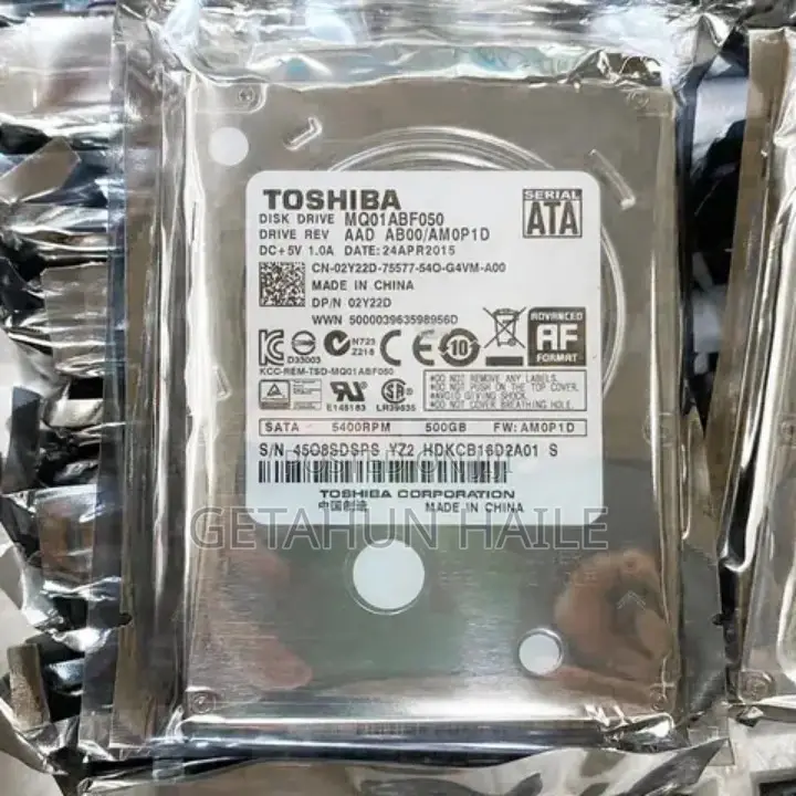 Internal Hard Disk for Laptop (Toshiba 500gb Internal Hdd)