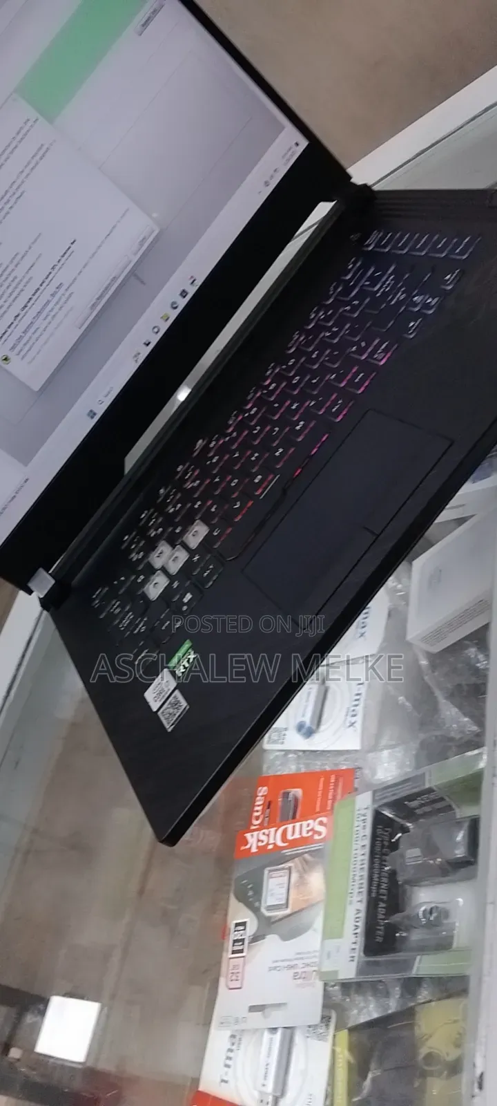 New Laptop Asus ROG Strix G15 G512 16GB Intel Core I7 SSD 1T