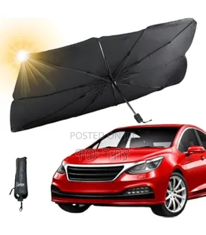 Photo - Foldable Car Sunshade Umbrella