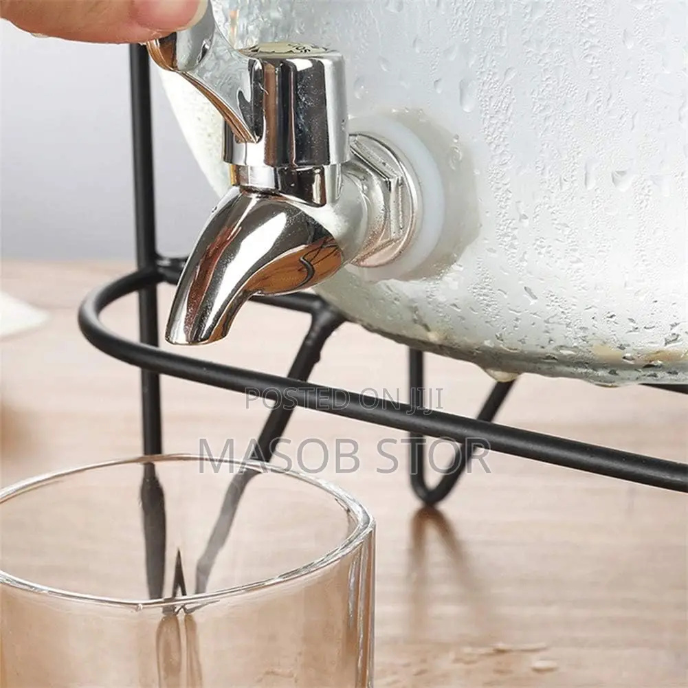 Glass Beverage Dispenser / 5 Litter ፈሳሽ መጠጥ