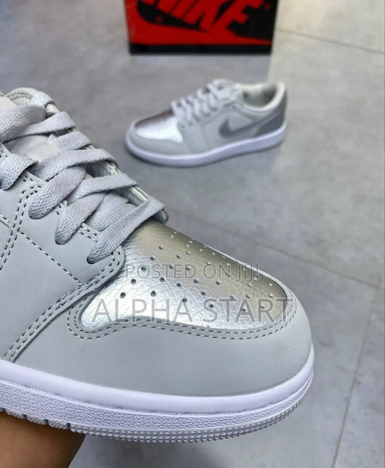 #Nike ~ Air #Jordan Low Og Metalic Silver