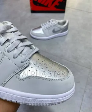 #Nike ~ Air #Jordan Low Og Metalic Silver