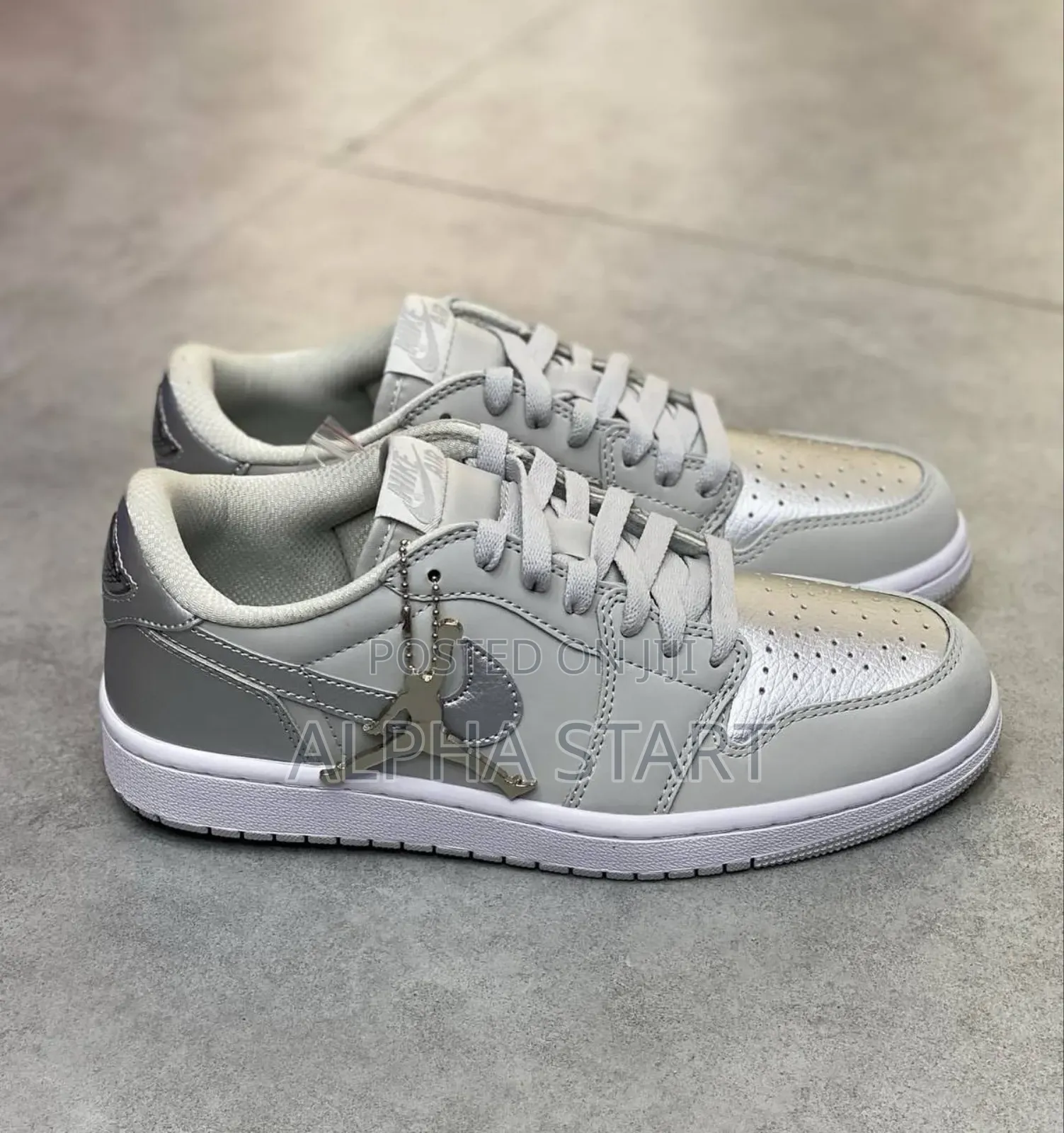 #Nike ~ Air #Jordan Low Og Metalic Silver