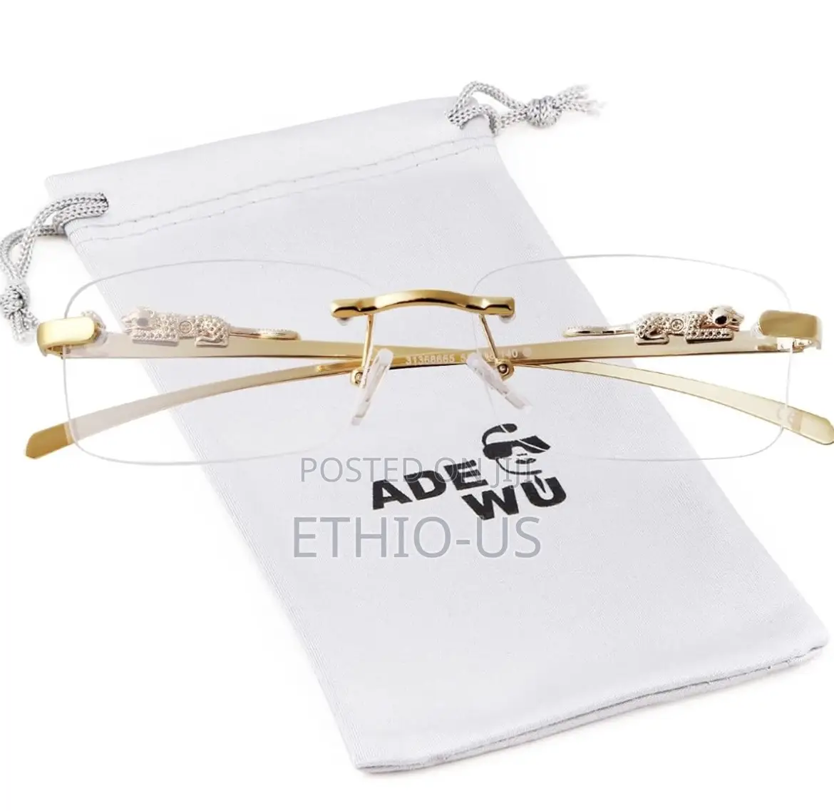 Vintage Rimless Sunglasses