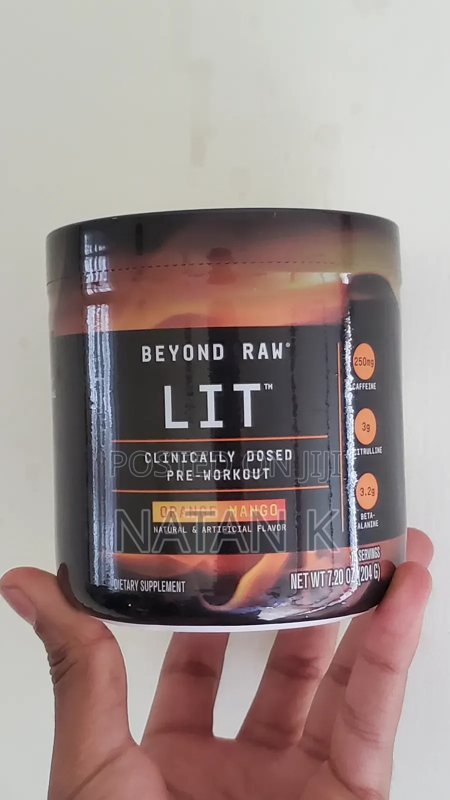 Beyond Raw Lit Pre-Workout