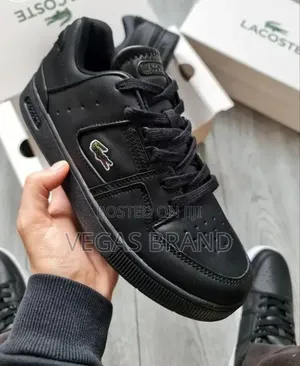 Photo - Lacoste Court Cage Black Master Quality Shoes