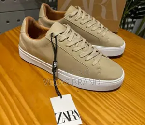 Photo - Zara Men's Cream White Sneaker Master Quality Shoes