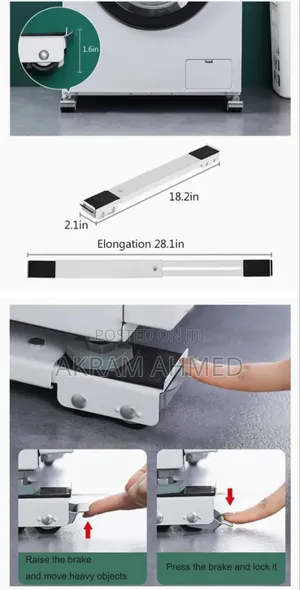 2 Side Refrigerator Stand