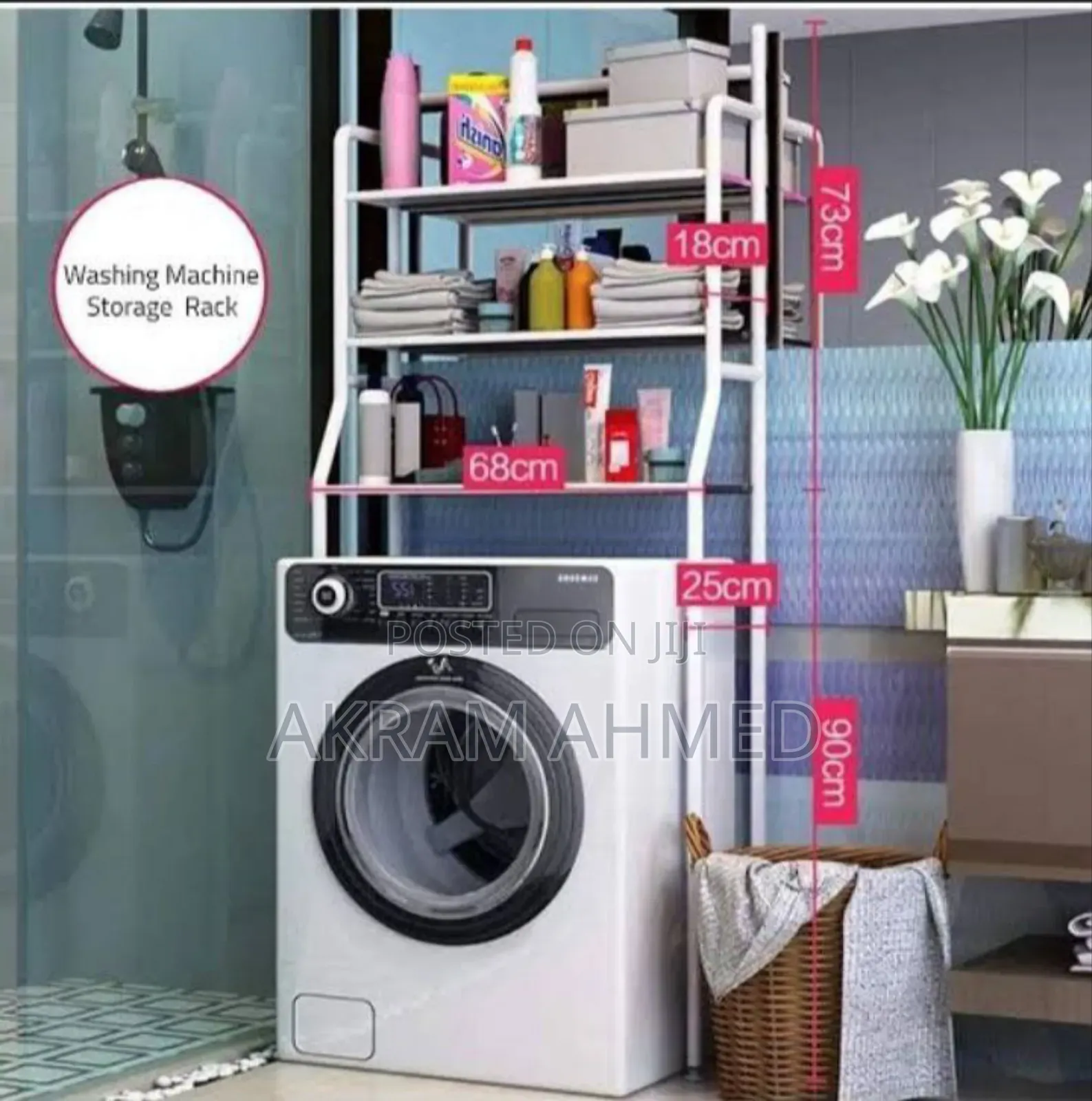 Over Washing Machine and Toilet Rack