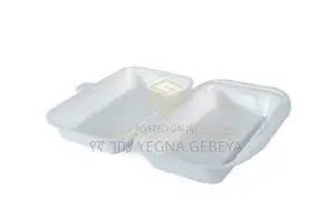 White Medium Size Lunch Box Food Container