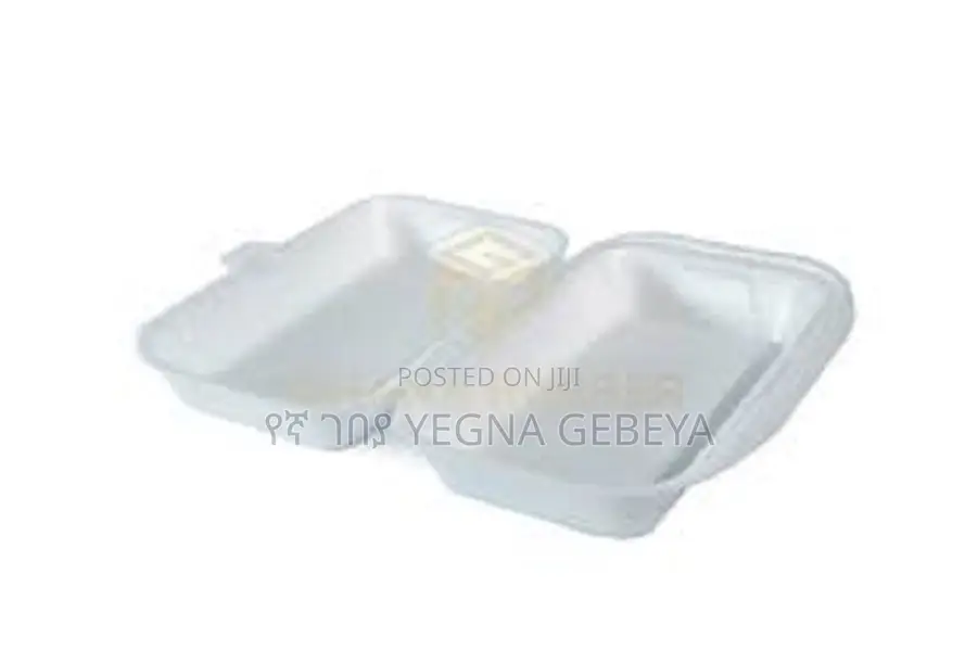 White Medium Size Lunch Box Food Container