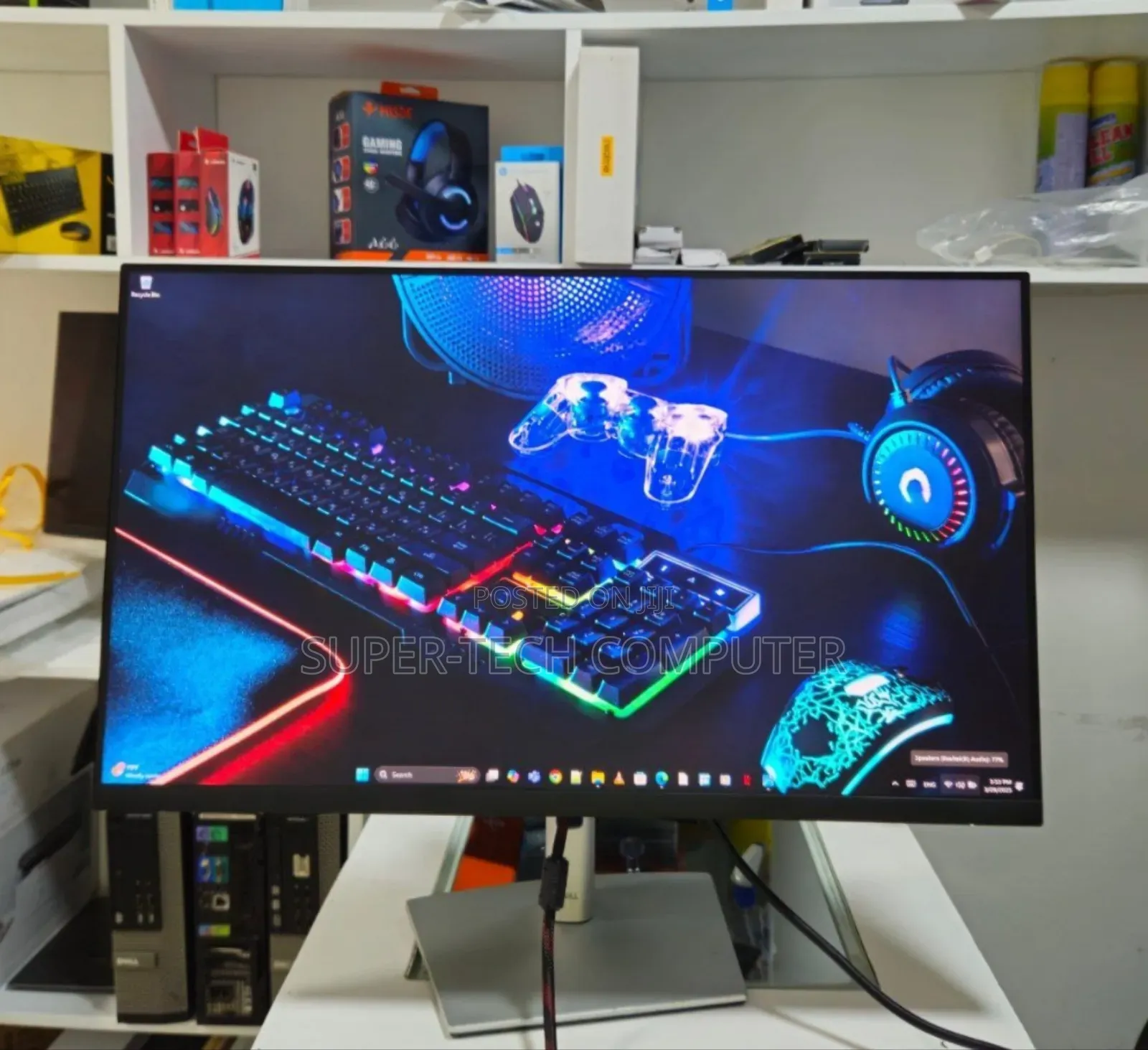 Hp and Dell 27, 2023 Inch Frameless Monitor in Stock