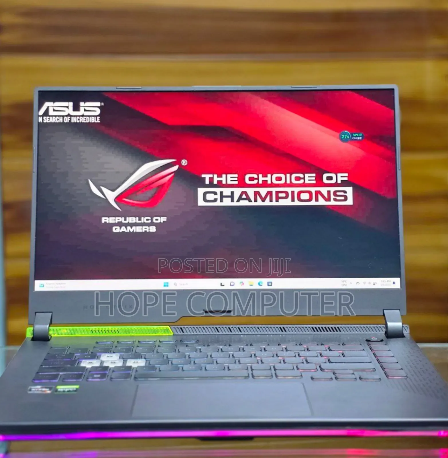 New Laptop Asus ROG Zephyrus G15 16GB AMD Ryzen 9 SSD 1T