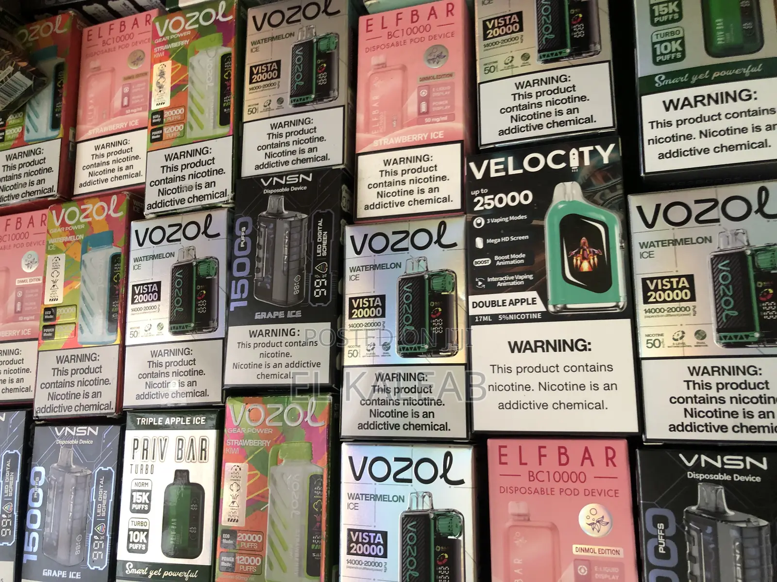 Vapes in Different Puffs