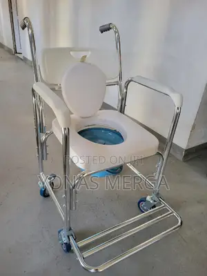 Photo - Toilet Chair፼鉛shower Chair /2 Wheel Brakes族[]Popo Chair