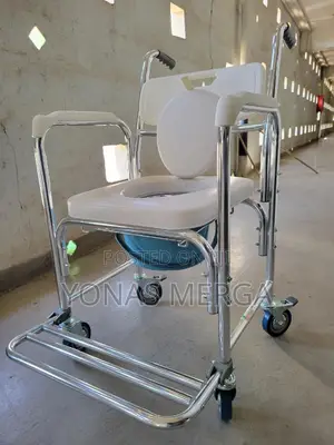 Photo - Intimate Bucket፮冚commode Rolling Shower Chair፬冒toilet Chair