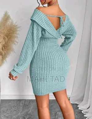 Original Shien Ribbed Knit Dress