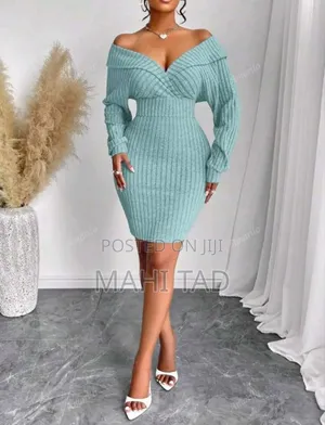 Original Shien Ribbed Knit Dress