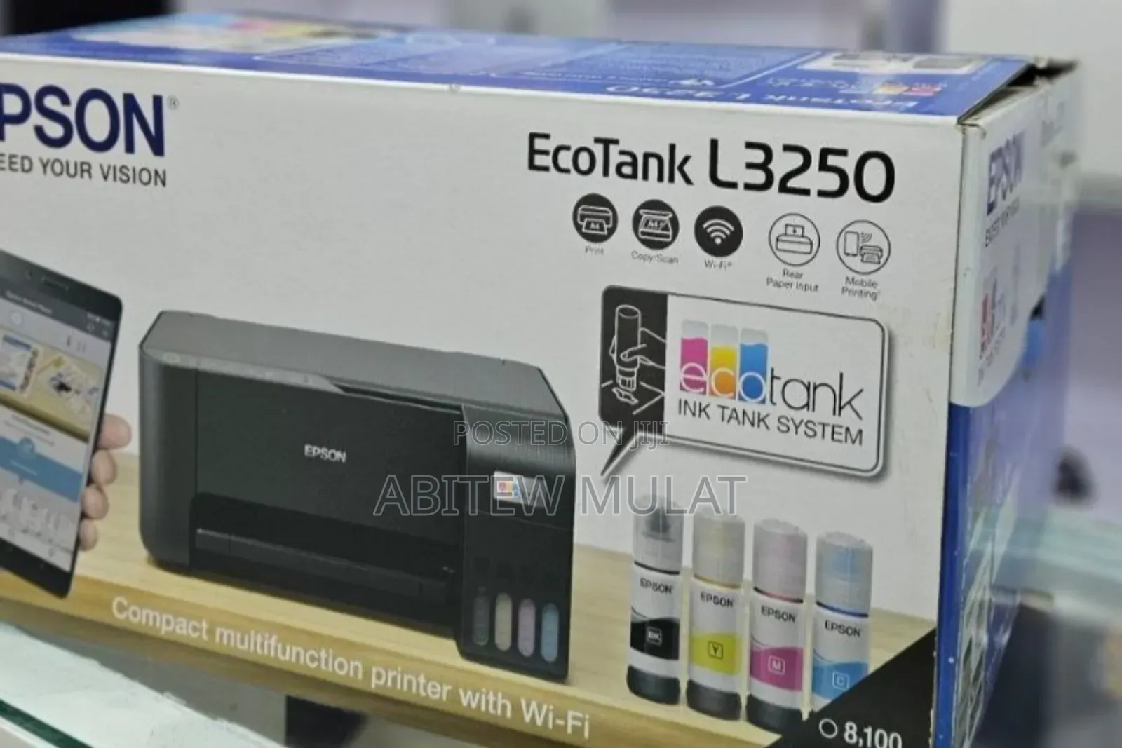 Epson Eco Tank L3250 
Wifi All in One Link Tank
