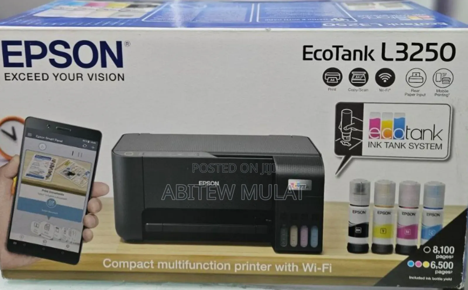 Epson Eco Tank L3250 
Wifi All in One Link Tank