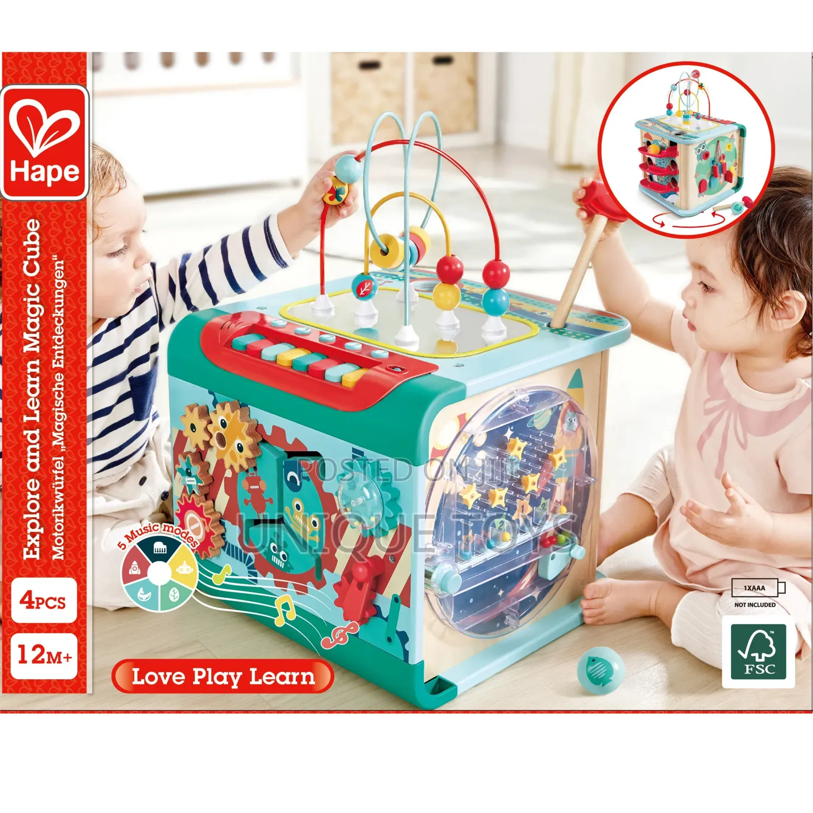 Multifunctional Explore And Learn Magic Cube