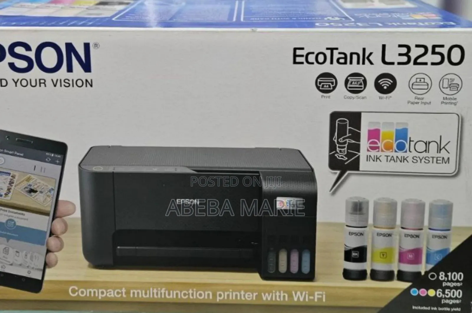 Epson Eco Tank L3250 
Wifi All in One Link Tank