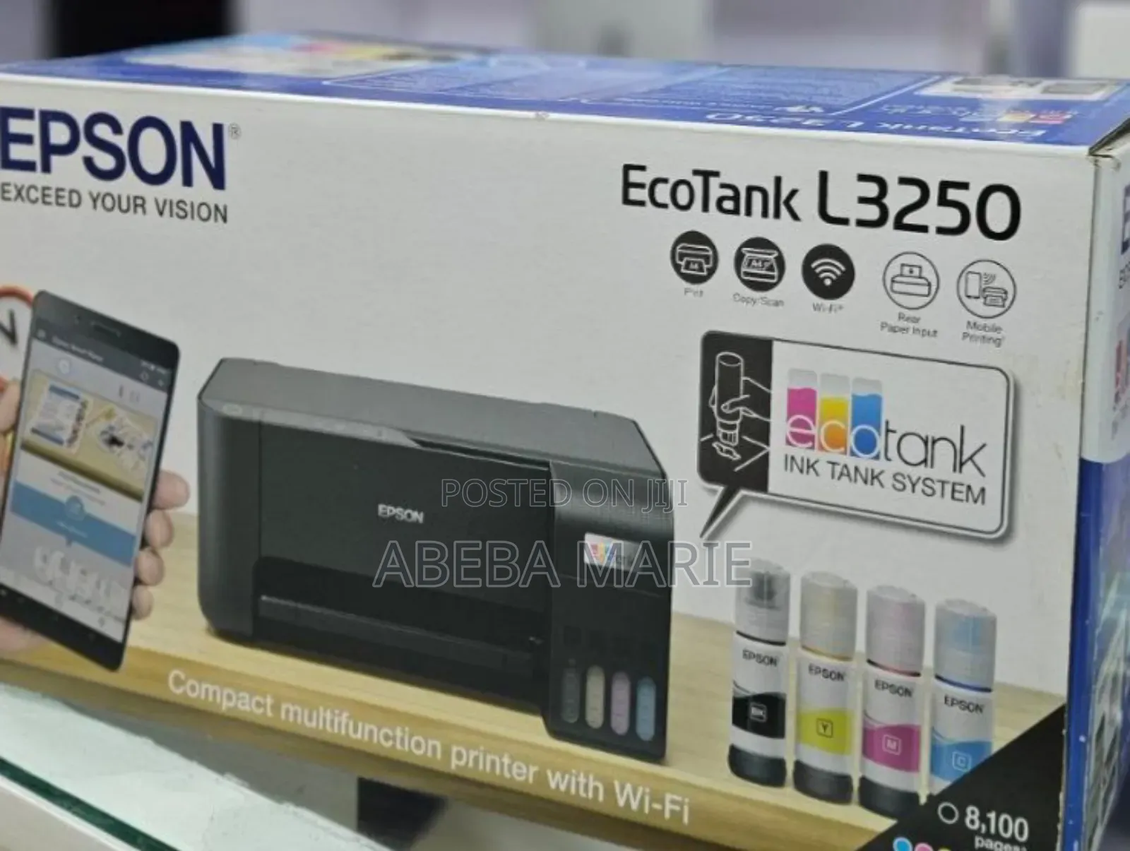 Epson Eco Tank L3250 
Wifi All in One Link Tank
