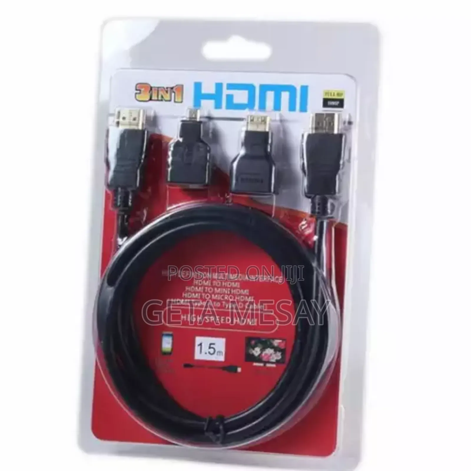 Hdmi With Micro Mini Hdmi Connectors High-Speed 3-in-1