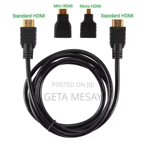 Hdmi With Micro Mini Hdmi Connectors High-Speed 3-in-1