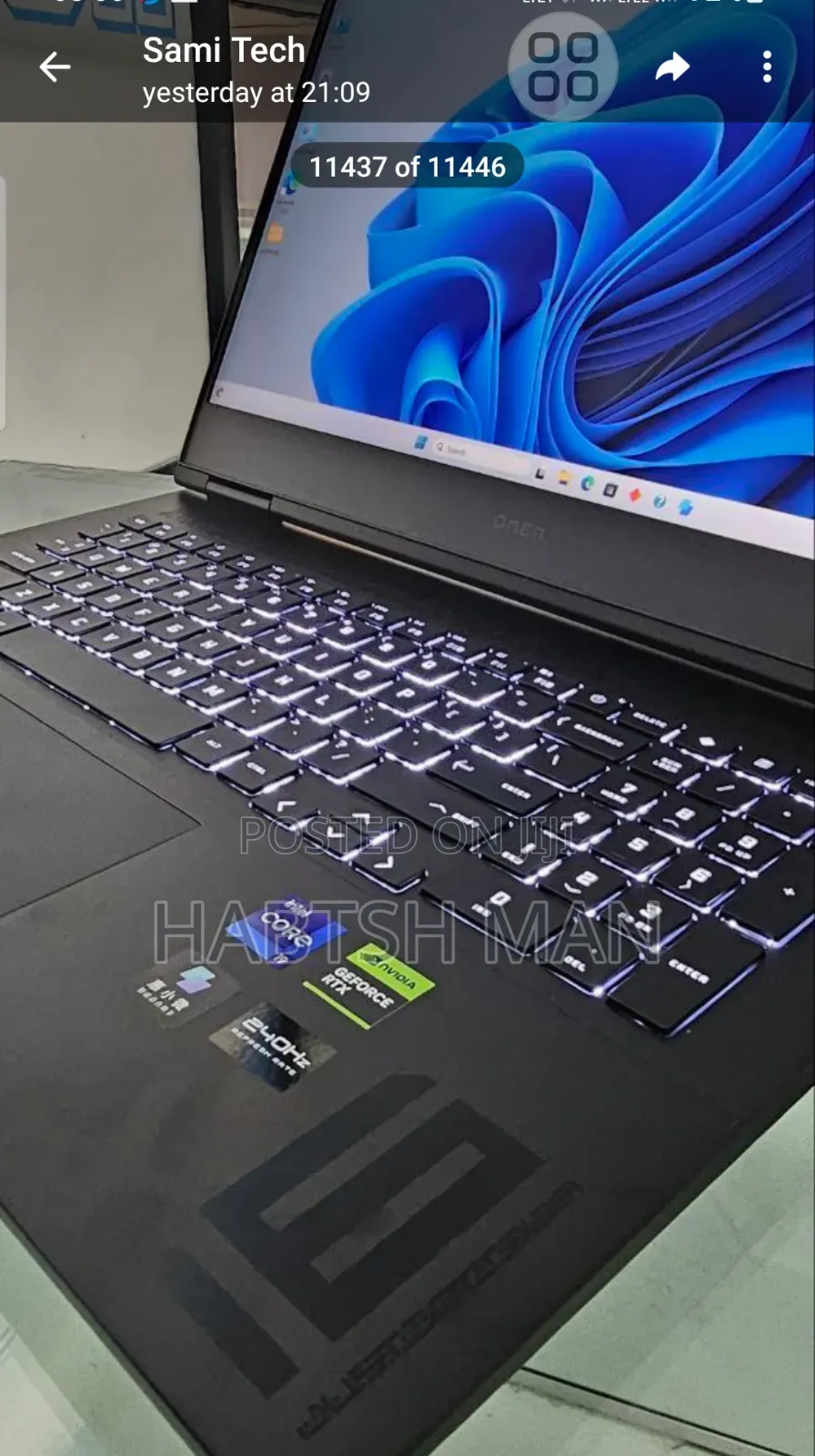 New Laptop HP Omen 16 16GB Intel Core I9 SSD 1T