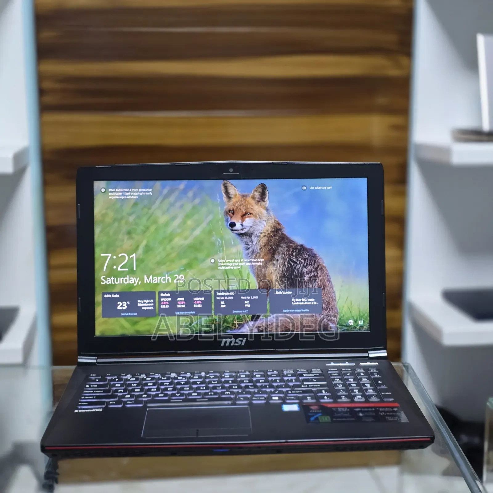 New Laptop MSI 8GB Intel Core I5 HDD 1T